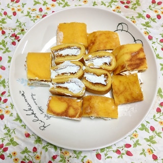 虎巻風ロールケーキの作り方